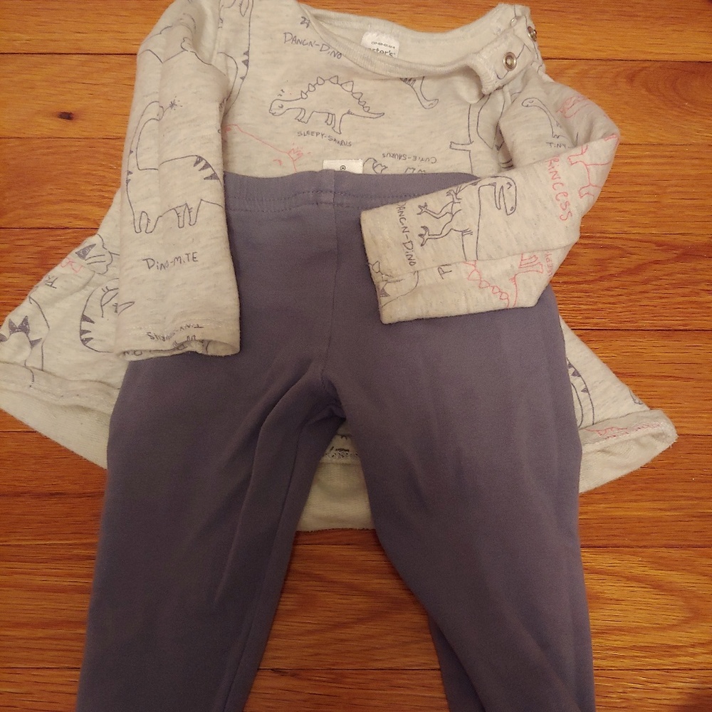 Bany girl dinosaur outfit